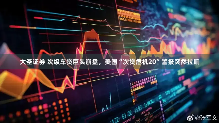 大圣证券 次级车贷巨头崩盘，美国“次贷危机20”警报突然拉响
